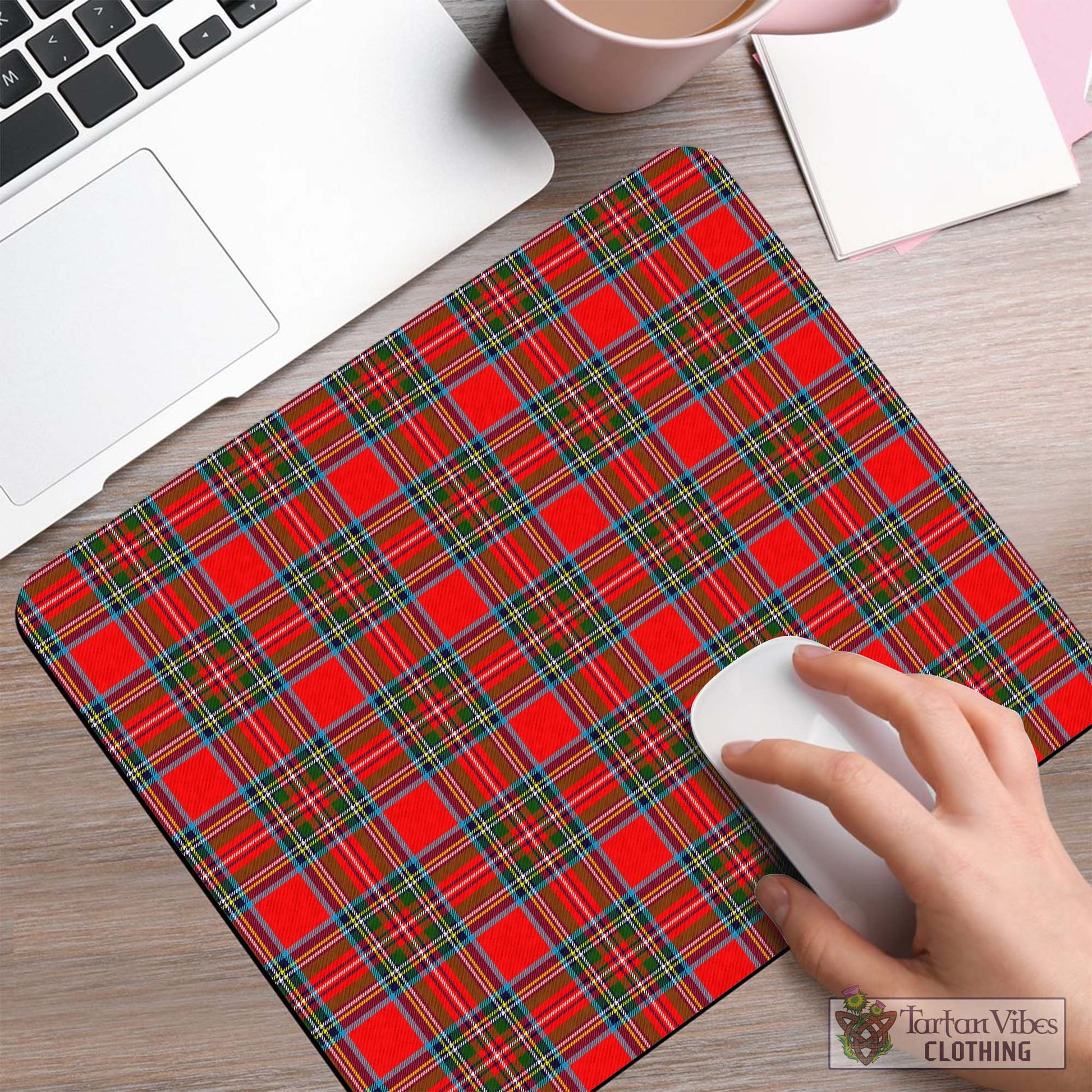 Tartan Vibes Clothing Stewart Royal Tartan Mouse Pad