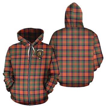 Stewart Royal Ancient Tartan Hoodie with Family Crest