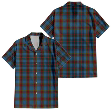 stewart-royal-blue-tartan-short-sleeve-button-down-shirt
