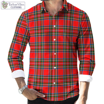 Stewart Royal Tartan Long Sleeve Button Up Shirt