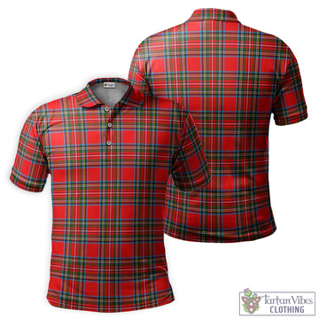 Stewart Royal Tartan Mens Polo Shirt