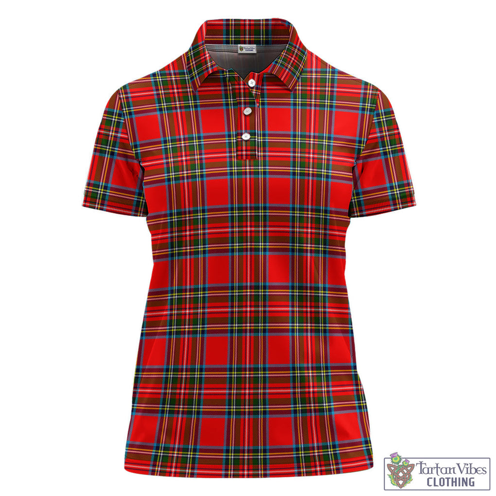 Stewart (Stuart) Tartan Polo Shirt For Women - Tartan Vibes Clothing