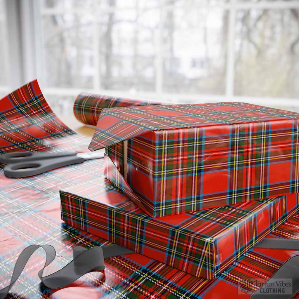 Stewart (Stuart) Classic Tartan Wrapping Paper, Classic Scottish Plaid Gift Wrap