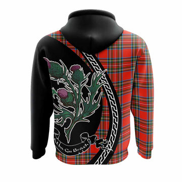 Stewart (Stuart) Family Crest Tartan Hoodie Alba Thistle Inspired - Tartan Vibes Clothing