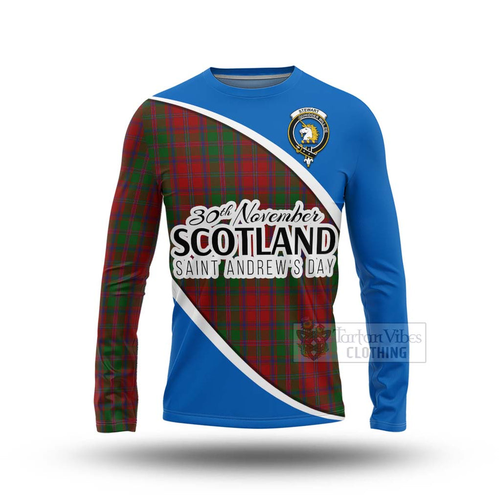 Tartan Vibes Clothing Stewart (Stuart) of Appin Family Crest Tartan Long Sleeve T-Shirt Celebrate Saint Andrew's Day in Style