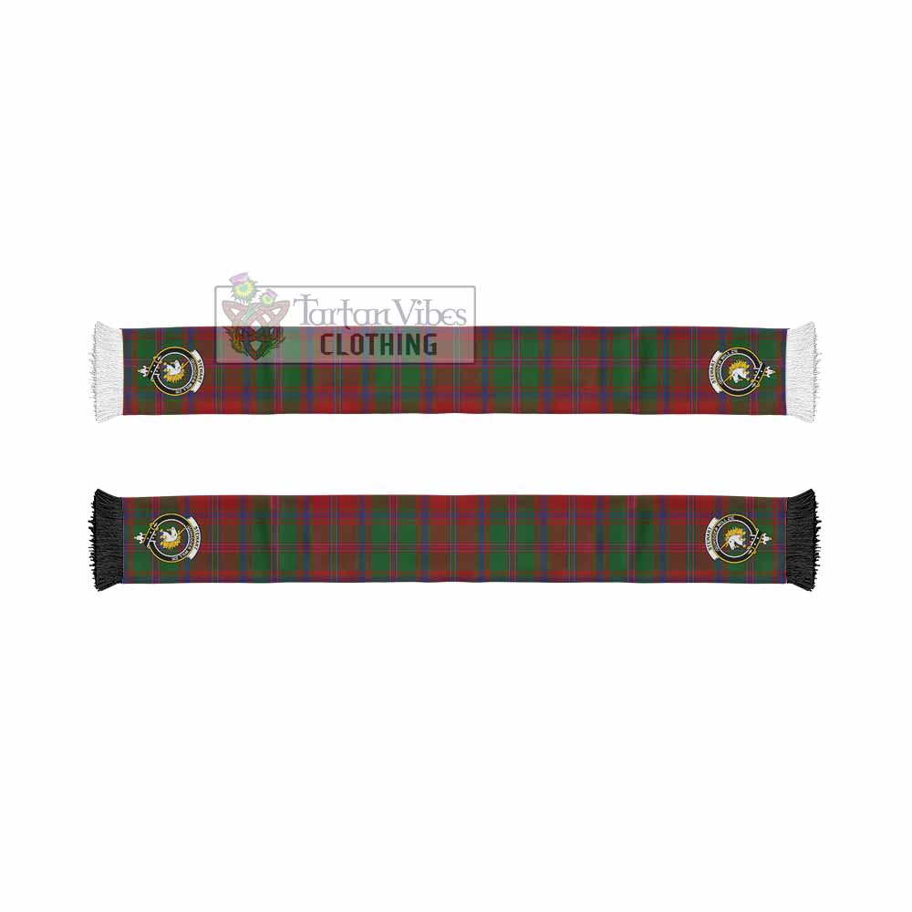 Tartan Vibes Clothing Stewart (Stuart) of Appin Tartan Ruffneck Scarf with Family Crest