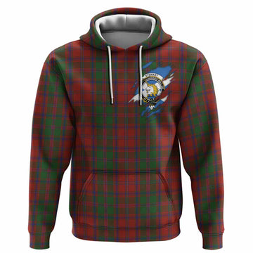 Stewart (Stuart) of Appin Clan Crest In Me Tartan Hoodie Scotland Flag Style