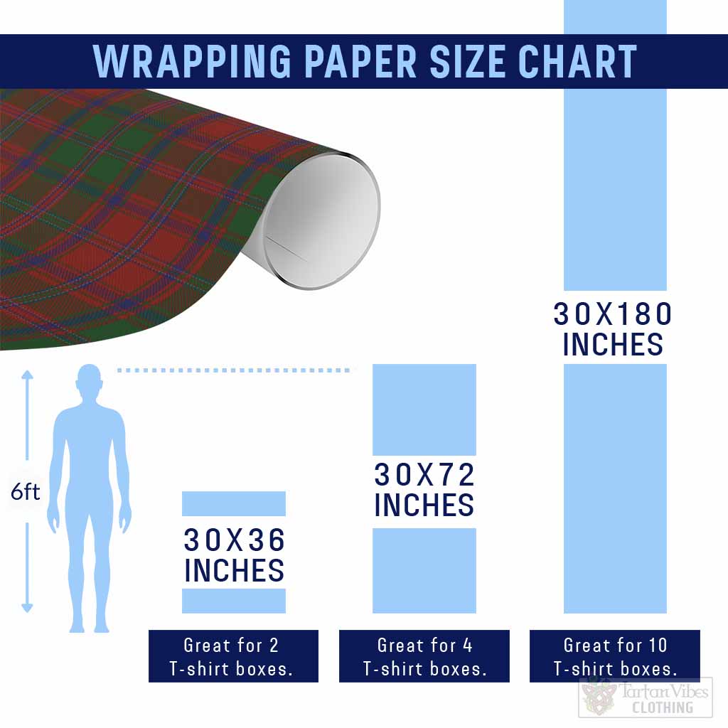Stewart (Stuart) of Appin Classic Tartan Wrapping Paper, Classic Scottish Plaid Gift Wrap