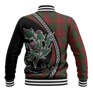 Stewart (Stuart) of Appin Family Crest Tartan Baseball Jacket Alba Thistle Inspired