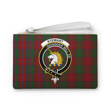 Stewart (Stuart) of Appin Family Crest Tartan Clutch Bag