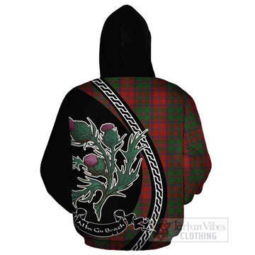 Stewart (Stuart) of Appin Family Crest Tartan Cotton Hoodie Alba Thistle Inspired