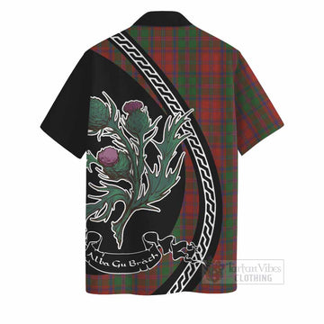 Stewart (Stuart) of Appin Family Crest Tartan Hawaiian Shirt Alba Thistle Inspired