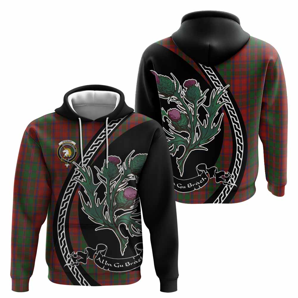 Stewart (Stuart) of Appin Family Crest Tartan Hoodie Alba Thistle Inspired - Tartan Vibes Clothing