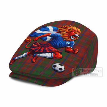 Stewart (Stuart) of Appin Scotland Football Tartan Flat Cap, Jeff Cap Lion Mascot Go Scottish - Tartan Vibes Clothing