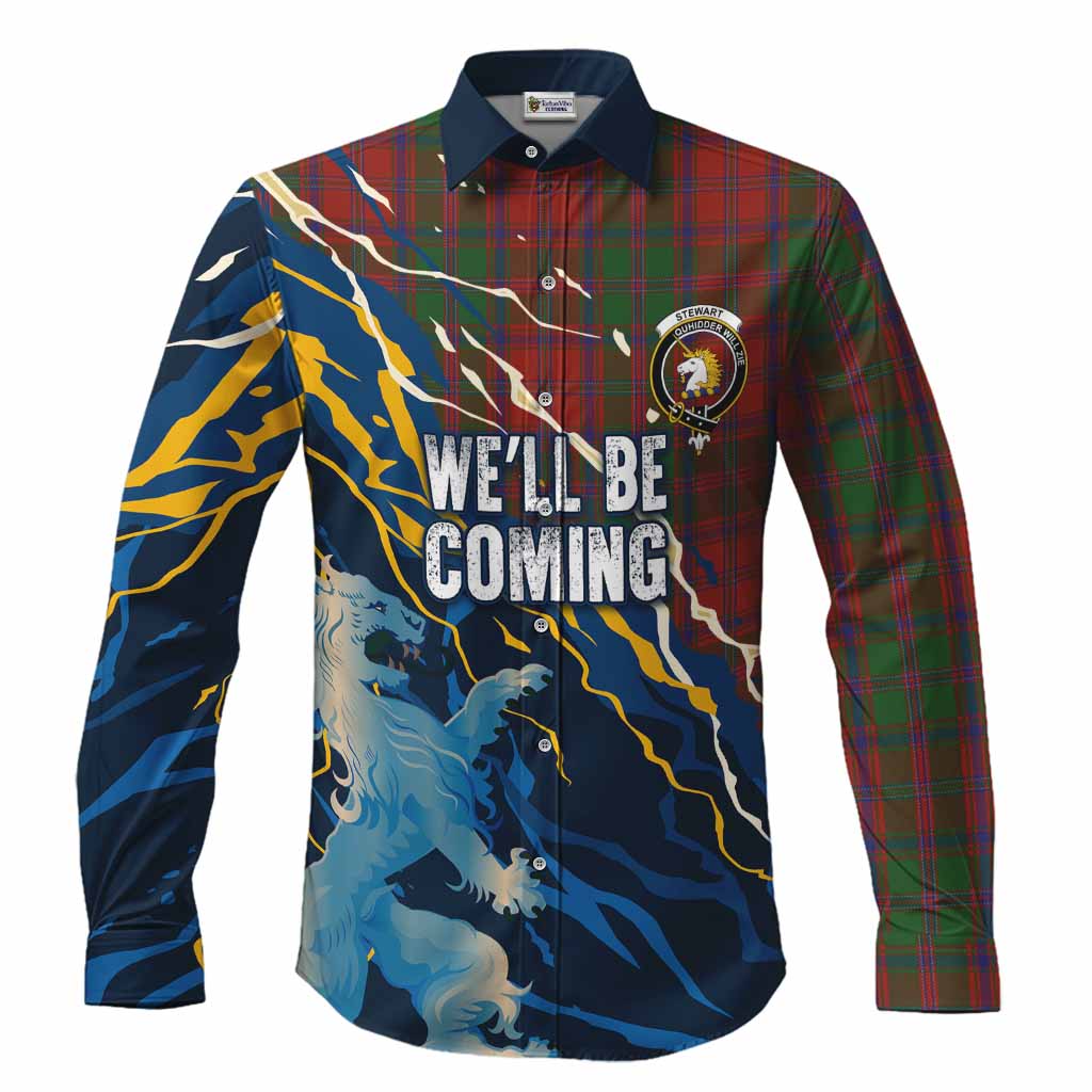 Stewart (Stuart) of Appin Scotland Tartan Long Sleeve Button Shirts WC2026 Football - We'll Be Coming
