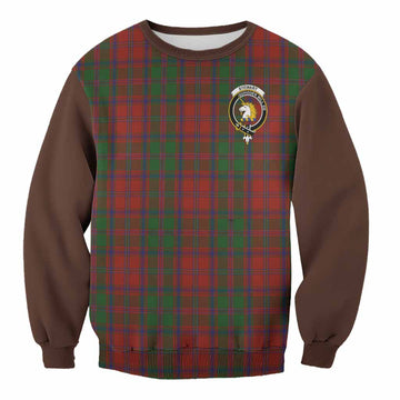 Stewart (Stuart) of Appin Tartan Accent Sweatshirt with Family Crest
