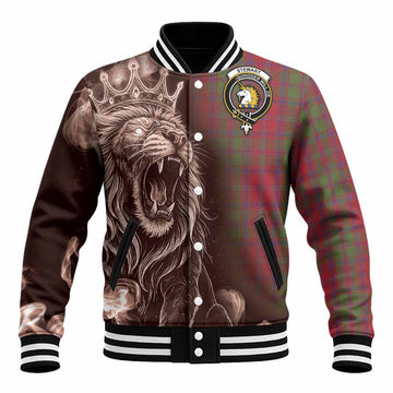 Stewart (Stuart) of Appin Tartan Baseball Jacket Roaring Lion Heritage