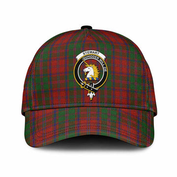 Stewart (Stuart) of Appin Tartan Classic Cap with Family Crest