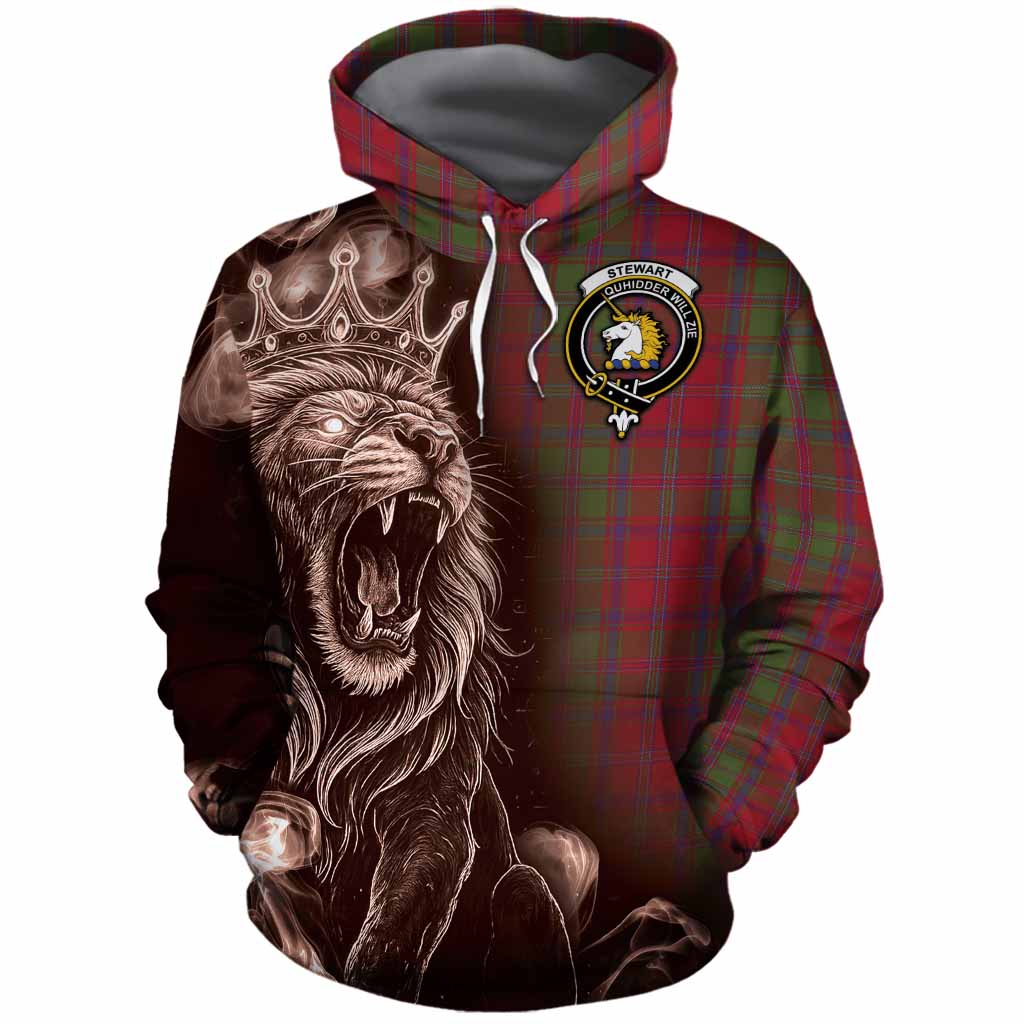 Stewart (Stuart) of Appin Tartan Cotton Hoodie Roaring Lion Heritage