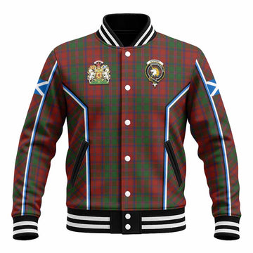 Stewart (Stuart) of Appin Tartan Crest Baseball Jacket Scotland Coat of Arm Flag Style
