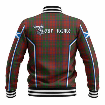 Stewart (Stuart) of Appin Tartan Crest Baseball Jacket Scotland Coat of Arm Flag Style