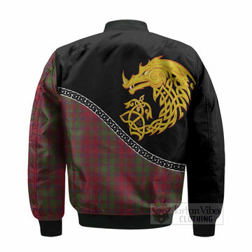 Stewart (Stuart) of Appin Tartan Crest Bomber Jacket Legendary Dragon Knot Half Style