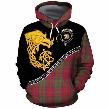 Stewart (Stuart) of Appin Tartan Crest Cotton Hoodie Legendary Dragon Knot Half Style