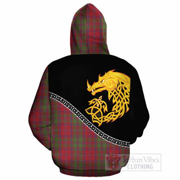 Stewart (Stuart) of Appin Tartan Crest Cotton Hoodie Legendary Dragon Knot Half Style