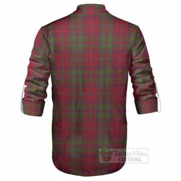 Stewart (Stuart) of Appin Tartan Crest Ghillie Shirt Ferocious Lion Style