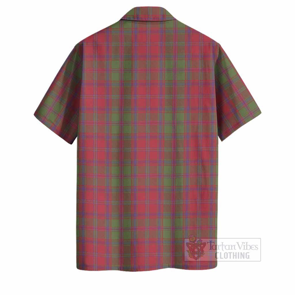 Stewart (Stuart) of Appin Tartan Crest Hawaiian Shirt Ferocious Lion Style