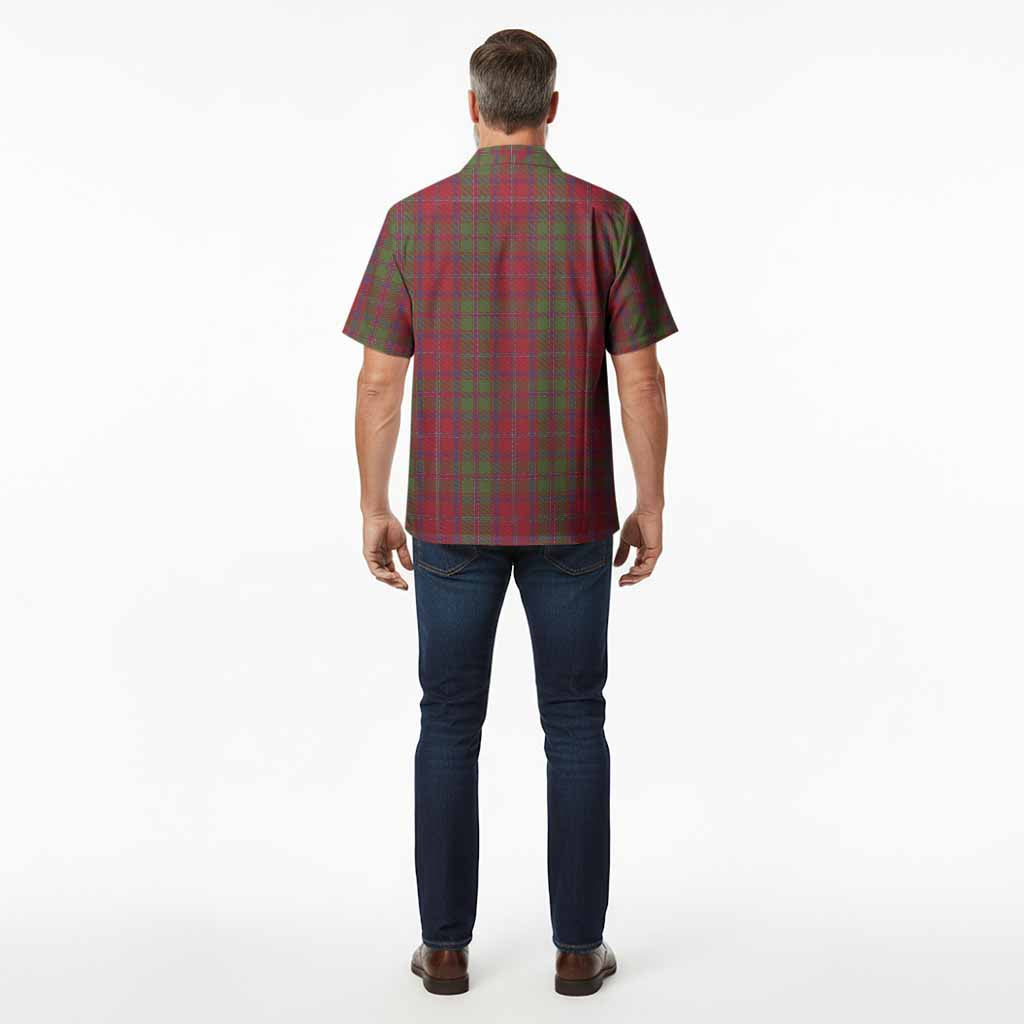 Stewart (Stuart) of Appin Tartan Crest Hawaiian Shirt Ferocious Lion Style
