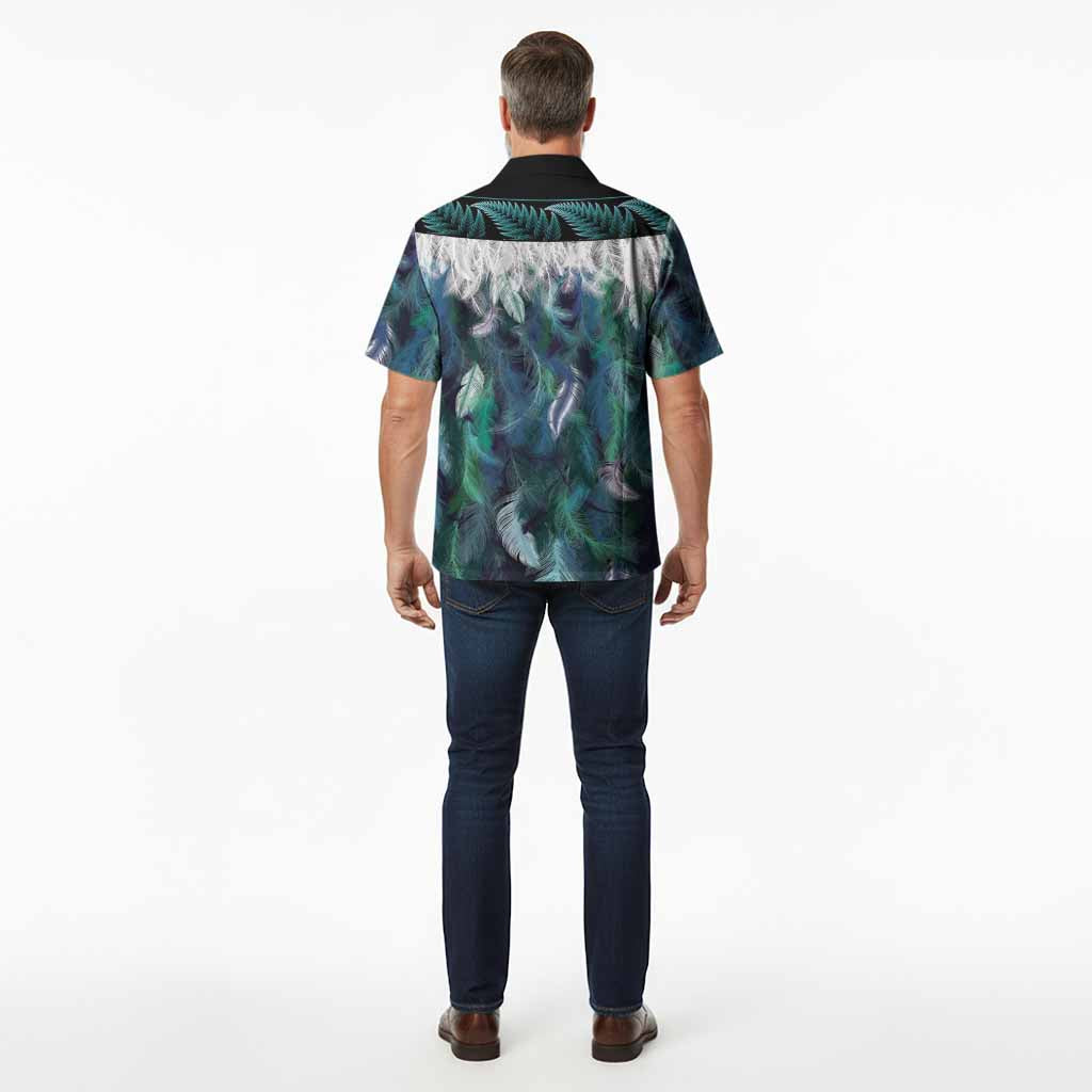 Stewart (Stuart) of Appin Tartan Crest Hawaiian Shirt New Zealand Maori Korowai Cloak
