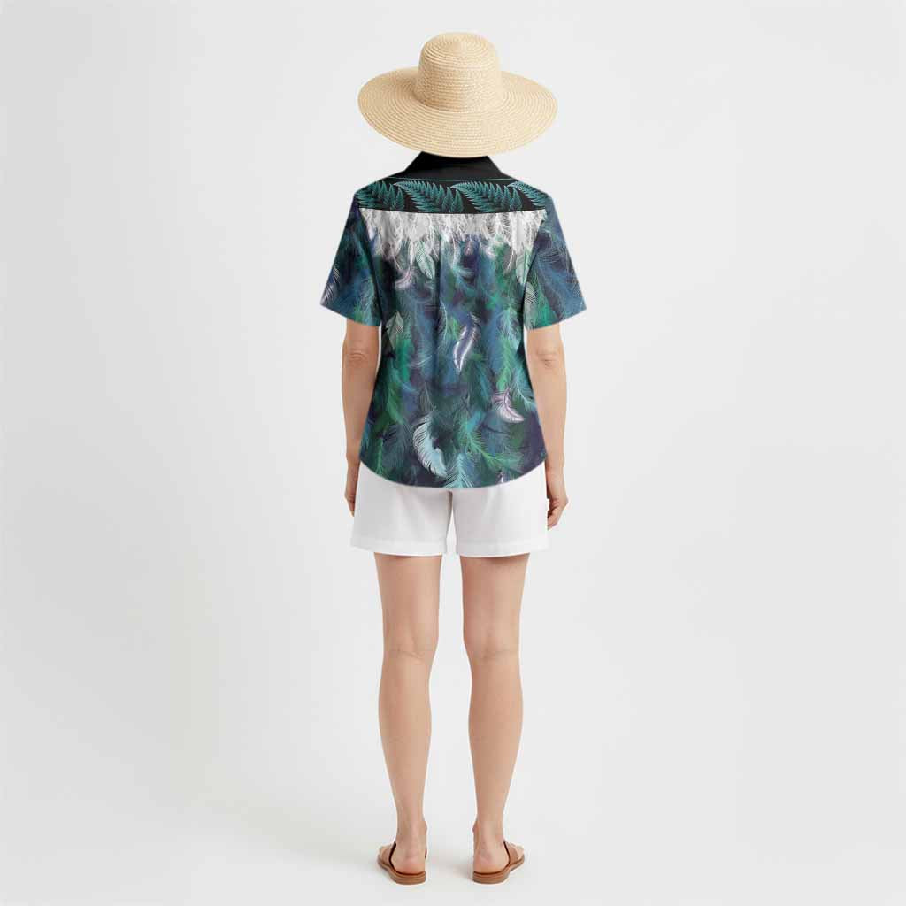 Stewart (Stuart) of Appin Tartan Crest Hawaiian Shirt New Zealand Maori Korowai Cloak