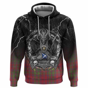 Stewart (Stuart) of Appin Tartan Crest Hoodie Celtic Odin's Raven Legacy