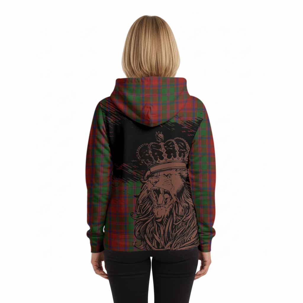 Stewart (Stuart) of Appin Tartan Crest Hoodie Crowned Lion Heritage Style