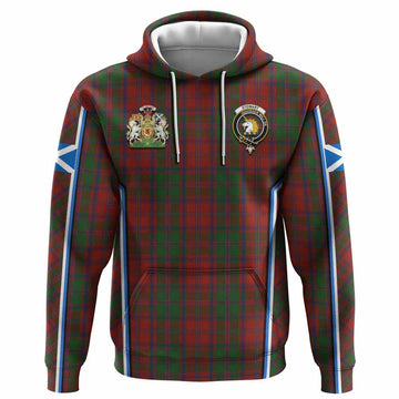 Stewart (Stuart) of Appin Tartan Crest Hoodie Scotland Coat of Arm Flag Style - Tartan Vibes Clothing
