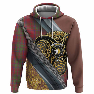 Stewart (Stuart) of Appin Tartan Crest Hoodie Scottish Triskele Celtic