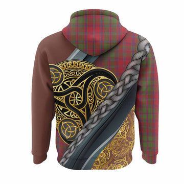 Stewart (Stuart) of Appin Tartan Crest Hoodie Scottish Triskele Celtic