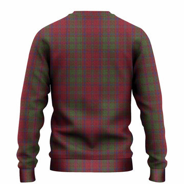 Stewart (Stuart) of Appin Tartan Crest Knitted Sweater Ferocious Lion Style