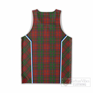 Stewart (Stuart) of Appin Tartan Crest Men Tank Top Scotland Coat of Arm Flag Style