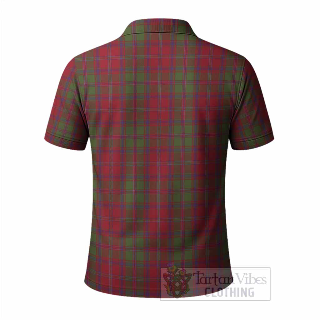 Stewart (Stuart) of Appin Tartan Crest Polo Shirt Ferocious Lion Style