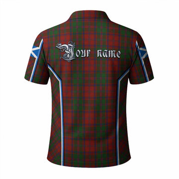 Stewart (Stuart) of Appin Tartan Crest Polo Shirt Scotland Coat of Arm Flag Style - Tartan Vibes Clothing