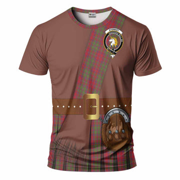 Stewart (Stuart) of Appin Tartan Crest T-Shirt Kilt Costume Style
