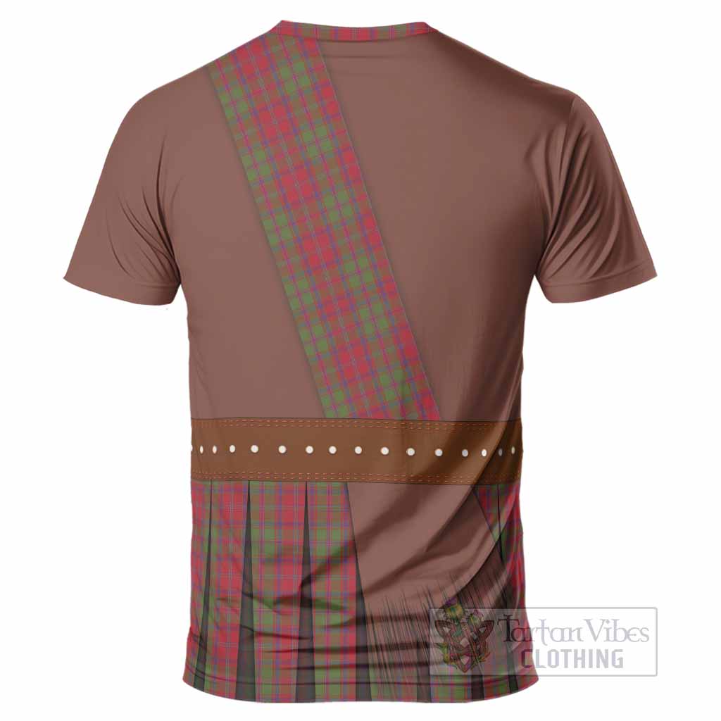 Stewart (Stuart) of Appin Tartan Crest T-Shirt Kilt Costume Style