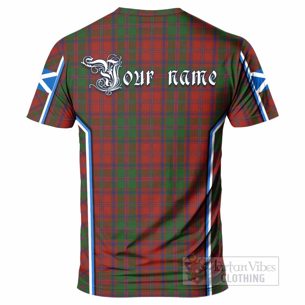 Stewart (Stuart) of Appin Tartan Crest T-shirt Scotland Coat of Arm Flag Style - Tartan Vibes Clothing