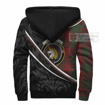 Stewart (Stuart) of Appin Tartan Family Crest Sherpa Hoodie Celtic Scottish Thistle Floral