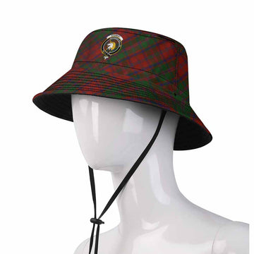 Stewart (Stuart) of Appin Tartan Fishing Hat with Family Crest