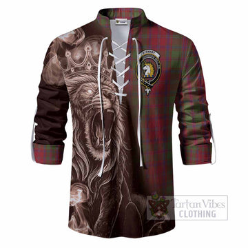 Stewart (Stuart) of Appin Tartan Ghillie Shirt Roaring Lion Heritage