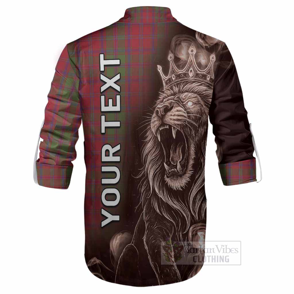Stewart (Stuart) of Appin Tartan Ghillie Shirt Roaring Lion Heritage