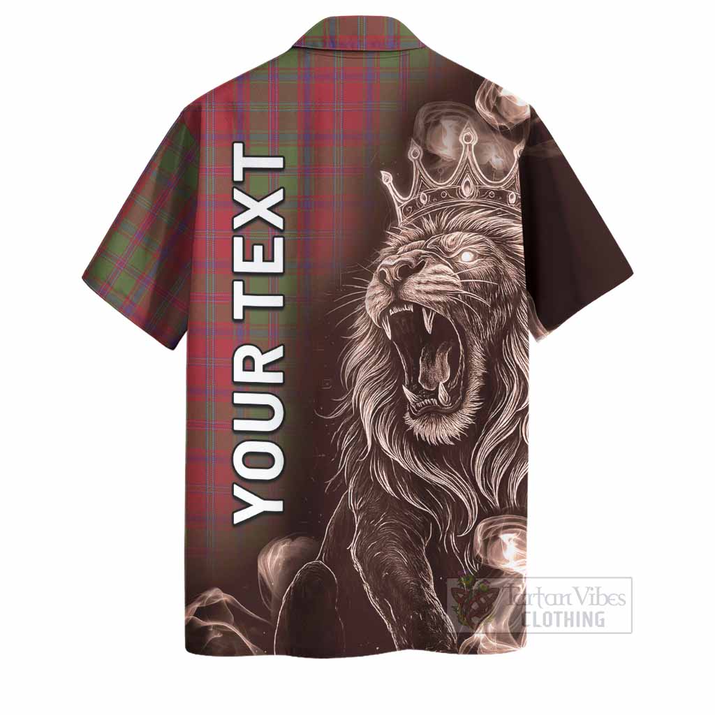 Stewart (Stuart) of Appin Tartan Hawaiian Shirt Roaring Lion Heritage
